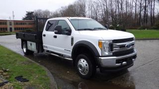 Used 2017 Ford F-550 Crew Cab 12-Foot Flatdeck Dually Diesel 4WD for sale in Burnaby, BC