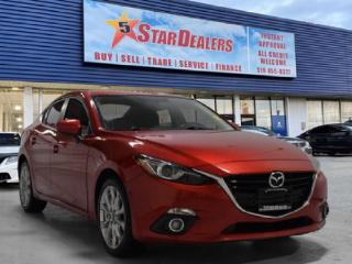 Used 2015 Mazda MAZDA3 NAV LEATHER SUNROOF LOADED! WE FINANCE ALL CREDIT for sale in London, ON