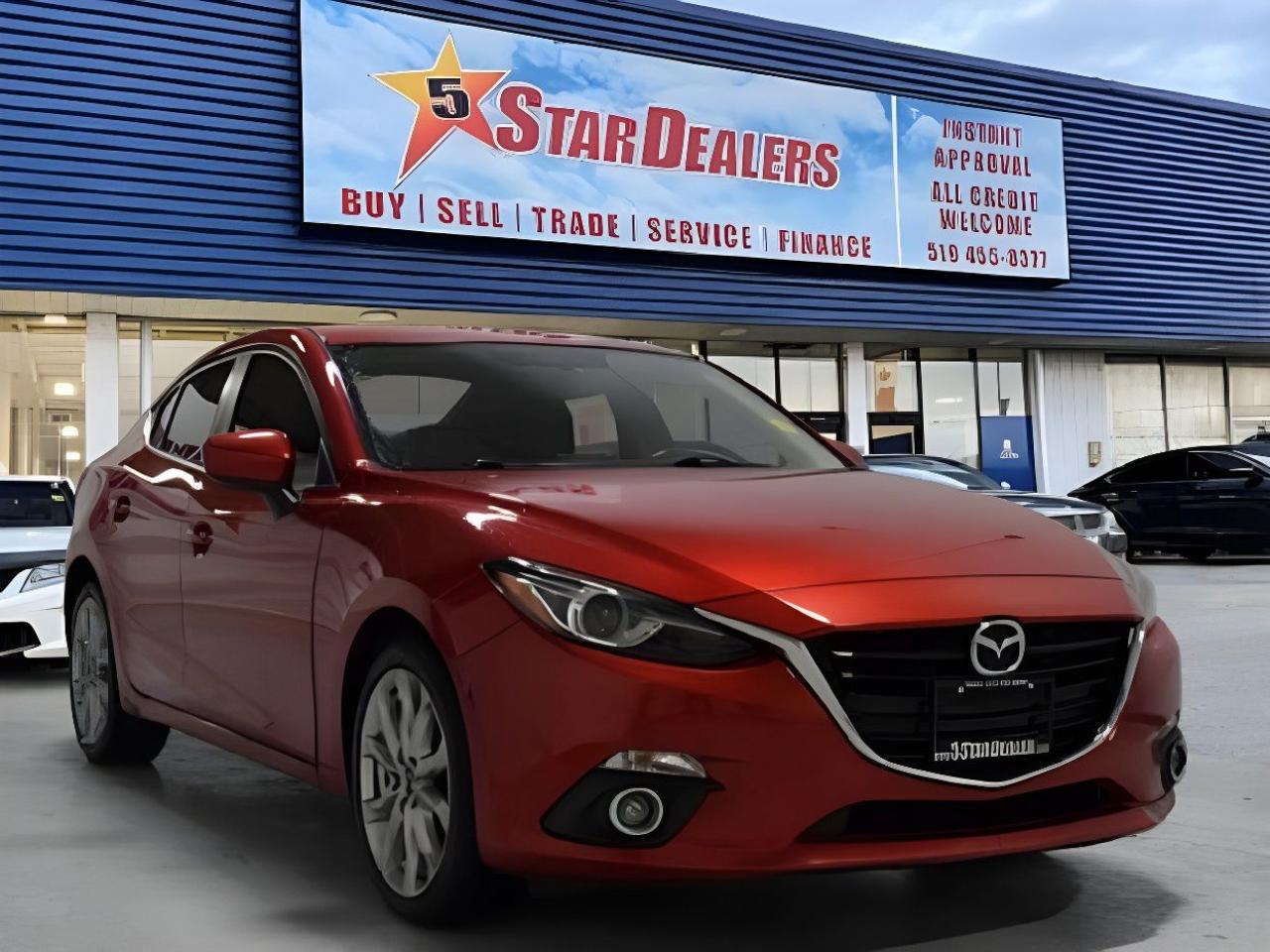 Used 2015 Mazda MAZDA3 GT NAV LEATHER ROOF MINT ! WE FINANCE ALL CREDIT for sale in London, ON