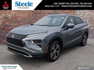 DID YOU ENJOY THE ECLIPSE? BECAUSE GUESS WHAT..SO DID I!2022 Mitsubishi Eclipse Cross SE AVAILABLE TODAY IN HALIFAX ABS brakes, Alloy wheels, Electronic Stability Control, Emergency communication system, Front dual zone A/C, Heated door mirrors, Heated Front Bucket Seats, Heated front seats, Illuminated entry, Low tire pressure warning, Navigation System, Remote keyless entry, Traction control.Red 2022 Mitsubishi Eclipse Cross SE AVAILABLE TODAY IN HALIFAX 4WD CVT 1.5L DOHCSteele Mitsubishi has the largest and most diverse selection of preowned vehicles in HRM. Buy with confidence, knowing we use fair market pricing guaranteeing the absolute best value in all of our pre owned inventory!Steele Auto Group is one of the most diversified group of automobile dealerships in Canada, with 60 dealerships selling 29 brands and an employee base of well over 2300. Sales are up over last year and our plan going forward is to expand further into Atlantic Canada and the United States furthering our commitment to our Canadian customers as well as welcoming our new customers in the USA.