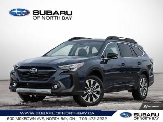 <b>Navigation,  Leather Seats,  Premium Audio,  Sunroof,  Power Liftgate!</b><br> <br>   Versatility, comfort, style, and capability combine to make the 2024 Subaru Outback the perfect choice for the weekend warrior in all of us. <br> <br>This 2024 Subaru Outback was made for the adventurer in all of us. Whether you want a better daily drive, or just the perfect backcountry camping spot, this SUV alternative is fit for the road. With impressive infotainment systems, rugged and sophisticated capability, and aggressive styling, the 2024 Subaru Outback is the perfect all-around ride for those that want a little more out of there weekend. <br> <br> This cosmic blue SUV  has a cvt transmission and is powered by a  260HP 2.4L 4 Cylinder Engine.<br> <br> Our Outbacks trim level is Limited XT. Offering even more, this Outback Limited XT features a sonorous 12-speaker Harman Kardon audio system, wireless mobile device charging, plush leather upholstery and switchable drive modes, along with an express open/close sunroof with a power shade, an upgraded 11.6-inch infotainment screen with GPS navigation, a power liftgate, dual-zone climate control, push button start, blind spot detection, and Subaru STARLINK Connected Services. Other standard features include heated front seats with 10-way drivers seat power adjustment and lumbar support, a leather-wrapped heated steering wheel, proximity keyless entry, automatic air conditioning, Apple CarPlay, Android Auto, and SiriusXM streaming radio. Safety features include Subarus EyeSight package with pre-collision braking, lane keeping assist and lane departure warning, forward collision alert, driver monitoring alert, adaptive cruise control, and evasive steering assist. Additional features include 60/40 folding rear seats, front and rear cupholders, three 12-volt DC power outlets, a rear camera, and so much more! This vehicle has been upgraded with the following features: Navigation,  Leather Seats,  Premium Audio,  Sunroof,  Power Liftgate,  Wireless Charging,  Blind Spot Detection. <br><br> <br>To apply right now for financing use this link : <a href=https://www.subaruofnorthbay.ca/tools/autoverify/finance.htm target=_blank>https://www.subaruofnorthbay.ca/tools/autoverify/finance.htm</a><br><br> <br/>  Contact dealer for additional rates and offers.  6.49% financing for 60 months. <br> Buy this vehicle now for the lowest bi-weekly payment of <b>$434.64</b> with $0 down for 60 months @ 6.49% APR O.A.C. ( Plus applicable taxes -  Plus applicable fees   ).  Incentives expire 2024-04-30.  See dealer for details. <br> <br>Subaru of North Bay has been proudly serving customers in North Bay, Sturgeon Falls, New Liskeard, Cobalt, Haileybury, Kirkland Lake and surrounding areas since 1987. Whether you choose to visit in person or shop online, youll find a huge selection of new 2022-2023 Subaru models as well as certified used vehicles of all makes and models. </br>Our extensive lineup of new vehicles includes the Ascent, BRZ, Crosstrek, Forester, Impreza, Legacy, Outback, WRX and WRX STI. If youre already a Subaru owner, our Subaru Certified Technicians can provide the Genuine Subaru parts, accessories and quality service your vehicle deserves. </br>We invite you to book a test drive or service online, give our dealership a call at 705-472-2222, or just stop in for a visit. We look forward to meeting with you and providing you a stellar experience. </br><br> Come by and check out our fleet of 30+ used cars and trucks and 30+ new cars and trucks for sale in North Bay.  o~o
