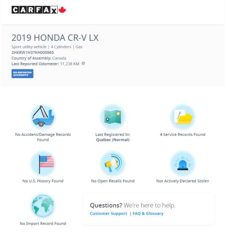 2019 Honda CR-V LX+Camera+ApplePlay+Remote Start+CLEAN CARFAX Photo11