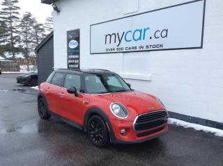 BEAUTIFUL MINI, LEATHER, PANOROOF, BACKUP CAM. HEATED SEATS!! 16 ALLOYS. BLUETOOTH. A/C. CRUISE. PWR GROUP. KEYLESS ENTRY. BUY THIS CAR TODAY!!! NO FEES(plus applicable taxes)LOWEST PRICE GUARANTEED! 3 LOCATIONS TO SERVE YOU! OTTAWA 1-888-416-2199! KINGSTON 1-888-508-3494! NORTHBAY 1-888-282-3560! WWW.MYCAR.CA!