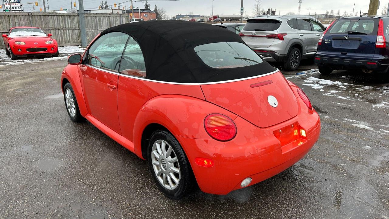 2004 Volkswagen New Beetle CONVERTIBLE*MANUAL*VERY CLEAN*ONLY 184KMS*CERT - Photo #3