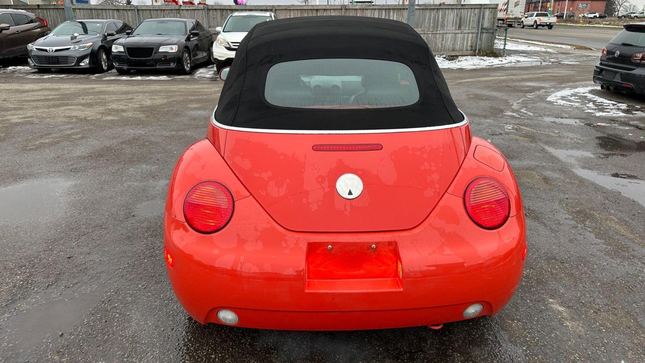 2004 Volkswagen New Beetle CONVERTIBLE*MANUAL*VERY CLEAN*ONLY 184KMS*CERT - Photo #4