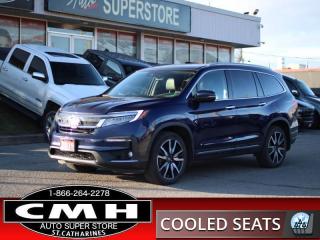 Used 2019 Honda Pilot Touring  COOLED-SEATS ADAP-CC REAR-DVD for sale in St. Catharines, ON