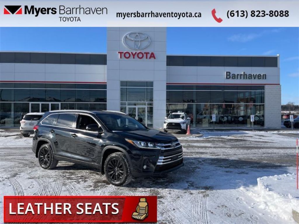 Used 2019 Toyota Highlander Hybrid XLE - Navigation - $283 B/W for Sale in Ottawa, Ontario