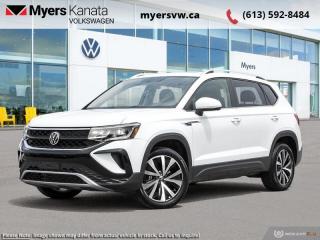 <b>Sunroof,  Leather Seats,  Cooled Seats,  Premium Audio,  Navigation!</b><br> <br> <br> <br>  This 2023 VW Taos is everything youre looking for and then some. <br> <br>The VW Taos was built for the adventurer in all of us. With all the tech you need for a daily driver married to all the classic VW capability, this SUV can be your weekend warrior, too. Exceeding every expectation was the design motto for this compact SUV, and VW engineers delivered. For an SUV thats just right, check out this 2023 Volkswagen Taos.<br> <br> This pure white SUV  has an automatic transmission and is powered by a  1.5L I4 16V GDI DOHC Turbo engine.<br> <br> Our Taoss trim level is Highline. This range-topping Taos Highline rewards you with an express open/close sunroof with a power sunshade, ventilated and heated leather front seats with power adjustment and lumbar support, an upgraded 6-speaker Beats audio system, a wireless charging pad for mobile devices, adaptive cruise control, remote engine start, dual-zone climate control, and a heated leatherette-wrapped steering wheel. Also standard include front and rear cupholders, proximity keyless entry, two 12-volt DC power outlet, and an upgraded 8-inch infotainment touchscreen now with satellite navigation, wireless Apple CarPlay and Android Auto, VW Car-Net, and SiriusXM satellite radio. Additional features include lane departure warning, lane keep assist, blind spot monitoring, front collision warning with autonomous emergency braking, front and rear collision mitigation, LED headlights with daytime running lights, a rearview camera, and even more. This vehicle has been upgraded with the following features: Sunroof,  Leather Seats,  Cooled Seats,  Premium Audio,  Navigation,  Wireless Charging,  Adaptive Cruise Control. <br><br> <br>To apply right now for financing use this link : <a href=https://www.myersvw.ca/en/form/new/financing-request-step-1/44 target=_blank>https://www.myersvw.ca/en/form/new/financing-request-step-1/44</a><br><br> <br/> Weve discounted this vehicle $3365. See dealer for details. <br> <br>Call one of our experienced Sales Representatives today and book your very own test drive! Why buy from us? Move with the Myers Automotive Group since 1942! We take all trade-ins - Appraisers on site!<br> Come by and check out our fleet of 20+ used cars and trucks and 100+ new cars and trucks for sale in Kanata.  o~o