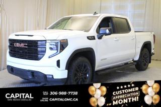 This 2024 GMC Sierra 1500 in Summit White is equipped with 4WD and Gas V8 5.3L/325 engine.The Next Generation Sierra redefines what it means to drive a pickup. The redesigned for 2019 Sierra 1500 boasts all-new proportions with a larger cargo box and cabin. It also shaves weight over the 2018 model through the use of a lighter boxed steel frame and extensive use of aluminum in the hood, tailgate, and doors.To help improve the hitching and towing experience, the available ProGrade Trailering System combines intelligent technologies to offer an in-vehicle Trailering App, a companion to trailering features in the myGMC app and multiple high-definition camera views.GMC has altered the pickup landscape with groundbreaking innovation that includes features such as available Rear Camera Mirror and available Multicolour Heads-Up Display that puts key vehicle information low on the windshield. Innovative safety features such as HD Surround Vision and Lane Change Alert with Side Blind Zone alert will also help you feel confident and in control in the Next Generation Seirra.Key features of the Sierra Elevation include: Monochromatic look with black grille and vertical recovery hooks, 20 gloss black painted-aluminum wheels, Available x31 Off-Road package with integrated dual exhaust and all-terrain tires, Keyless open and start, and LED cargo box lighting.Check out this vehicles pictures, features, options and specs, and let us know if you have any questions. Helping find the perfect vehicle FOR YOU is our only priority.P.S...Sometimes texting is easier. Text (or call) 306-988-7738 for fast answers at your fingertips!Dealer License #914248Disclaimer: All prices are plus taxes & include all cash credits & loyalties. See dealer for Details.