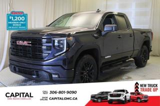 This 2024 GMC Sierra 1500 in Titanium Rush Metallic is equipped with 4WD and Turbocharged Diesel I6 3.0L/183 engine.The Next Generation Sierra redefines what it means to drive a pickup. The redesigned for 2019 Sierra 1500 boasts all-new proportions with a larger cargo box and cabin. It also shaves weight over the 2018 model through the use of a lighter boxed steel frame and extensive use of aluminum in the hood, tailgate, and doors.To help improve the hitching and towing experience, the available ProGrade Trailering System combines intelligent technologies to offer an in-vehicle Trailering App, a companion to trailering features in the myGMC app and multiple high-definition camera views.GMC has altered the pickup landscape with groundbreaking innovation that includes features such as available Rear Camera Mirror and available Multicolour Heads-Up Display that puts key vehicle information low on the windshield. Innovative safety features such as HD Surround Vision and Lane Change Alert with Side Blind Zone alert will also help you feel confident and in control in the Next Generation Seirra.Key features of the Sierra Elevation include: Monochromatic look with black grille and vertical recovery hooks, 20 gloss black painted-aluminum wheels, Available x31 Off-Road package with integrated dual exhaust and all-terrain tires, Keyless open and start, and LED cargo box lighting.Check out this vehicles pictures, features, options and specs, and let us know if you have any questions. Helping find the perfect vehicle FOR YOU is our only priority.P.S...Sometimes texting is easier. Text (or call) 306-988-7738 for fast answers at your fingertips!Dealer License #914248Disclaimer: All prices are plus taxes & include all cash credits & loyalties. See dealer for Details.