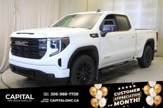 This 2024 GMC Sierra 1500 in Summit White is equipped with 4WD and Turbocharged Diesel I6 3.0L/183 engine.The Next Generation Sierra redefines what it means to drive a pickup. The redesigned for 2019 Sierra 1500 boasts all-new proportions with a larger cargo box and cabin. It also shaves weight over the 2018 model through the use of a lighter boxed steel frame and extensive use of aluminum in the hood, tailgate, and doors.To help improve the hitching and towing experience, the available ProGrade Trailering System combines intelligent technologies to offer an in-vehicle Trailering App, a companion to trailering features in the myGMC app and multiple high-definition camera views.GMC has altered the pickup landscape with groundbreaking innovation that includes features such as available Rear Camera Mirror and available Multicolour Heads-Up Display that puts key vehicle information low on the windshield. Innovative safety features such as HD Surround Vision and Lane Change Alert with Side Blind Zone alert will also help you feel confident and in control in the Next Generation Seirra.Key features of the Sierra Elevation include: Monochromatic look with black grille and vertical recovery hooks, 20 gloss black painted-aluminum wheels, Available x31 Off-Road package with integrated dual exhaust and all-terrain tires, Keyless open and start, and LED cargo box lighting.Check out this vehicles pictures, features, options and specs, and let us know if you have any questions. Helping find the perfect vehicle FOR YOU is our only priority.P.S...Sometimes texting is easier. Text (or call) 306-988-7738 for fast answers at your fingertips!Dealer License #914248Disclaimer: All prices are plus taxes & include all cash credits & loyalties. See dealer for Details.