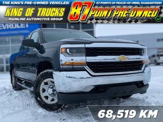 This dependable Chevy Silverado is designed to go where you go. Whether to work or out on the town, youll always arrive in style. This 2018 Chevrolet Silverado 1500 is for sale today in Rosetown. This low mileage Crew Cab 4X4 pickup has just 68,519 kms. Its graphite metallic in colour . It has a 6 speed automatic transmission and is powered by a 355HP 5.3L 8 Cylinder Engine. It may have some remaining factory warranty, please check with dealer for details. <br> <br/><br>Contact our Sales Department today by: <br><br>Phone: 1 (306) 882-2691 <br><br>Text: 1-306-800-5376 <br><br>- Want to trade your vehicle? Make the drive and well have it professionally appraised, for FREE! <br><br>- Financing available! Onsite credit specialists on hand to serve you! <br><br>- Apply online for financing! <br><br>- Professional, courteous and friendly staff are ready to help you get into your dream ride! <br><br>- Call today to book your test drive! <br><br>- HUGE selection of new GMC, Buick and Chevy Vehicles! <br><br>- Fully equipped service shop with GM certified technicians <br><br>- Full Service Quick Lube Bay! Drive up. Drive in. Drive out! <br><br>- Best Oil Change in Saskatchewan! <br><br>- Oil changes for all makes and models including GMC, Buick, Chevrolet, Ford, Dodge, Ram, Kia, Toyota, Hyundai, Honda, Chrysler, Jeep, Audi, BMW, and more! <br><br>- Rosetowns ONLY Quick Lube Oil Change! <br><br>- 24/7 Touchless car wash <br><br>- Fully stocked parts department featuring a large line of in-stock winter tires! <br> <br><br><br>Rosetown Mainline Motor Products, also known as Mainline Motors is Saskatchewans #1 Selling Rural GMC, Buick, and Chevrolet dealer, featuring Chevy Silverado, GMC Sierra, Buick Enclave, Chevy Traverse, Chevy Equinox, Chevy Cruze, GMC Acadia, GMC Terrain, and pre-owned Chevy, GMC, Buick, Ford, Dodge, Ram, and more, proudly serving Saskatchewan. As part of the Mainline Motors Group of Dealerships in Western Canada, we are also committed to servicing customers anywhere in Western Canada! Weve got a huge selection of cars, trucks, and crossover SUVs, so if youre looking for your next new GMC, Buick, Chev or any brand on a used vehicle, dont hesitate to contact us online, give us a call at 1 (306) 882-2691 or swing by our dealership at 506 Hyw 7 W in Rosetown, Saskatchewan. We look forward to getting you rolling in your next new or used vehicle! <br> <br><br><br>* Vehicles may not be exactly as shown. Contact dealer for specific model photos. Pricing and availability subject to change. All pricing is cash price including fees. Taxes to be paid by the purchaser. While great effort is made to ensure the accuracy of the information on this site, errors do occur so please verify information with a customer service rep. This is easily done by calling us at 1 (306) 882-2691 or by visiting us at the dealership. <br><br> Come by and check out our fleet of 60+ used cars and trucks and 140+ new cars and trucks for sale in Rosetown. o~o