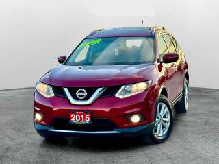 2015 NISSAN ROUGE SV AWD<br><div>4 CYLINDER GREAT ON GAS. 

IN VERY CLEAN CONDITION. COMFORTABLE SUV, RUNS AND DRIVES EXCELLENT WITH NO ANY ISSUES! 

•BRAND NEW BRAKES ALL AROUND ( ROTORS & PADS ). 
•NEWER TIRES 
•FRESH OIL CHANGE 
•FULLY DETAILED AND SHAMPOOED 

BEING SOLD FULLY CERTIFIED SAFETY CERTIFICATION INCLUDED IN THE PRICE! 

WARRANTY PACKAGES UP TO 3 YEARS AVAILABLE! 

* 168000 KMs 

EQUIPPED WITH:
-BACK UP CAMERA 
-PANORAMIC SUNROOF 
-PUSH BUTTON START 
-KEY LESS ENTRY 
-FOG LIGHTS 
-ALLOY WHEELS 
-BLUETOOTH 
-HEATED SEATS 
-STEERING WHEEL AUDIO CONTROL 
-CRUISE CONTROL 

PRICE + TAX NO EXTRA OR HIDDEN FEES.

PLEASE CONTACT US TO ARRANGE YOUR APPOINTMENT FOR VIEWING AND TEST DRIVE.

TERMINAL MOTORS 
1421 Speers Rd, Oakville, ON L6L 2X5 </div>