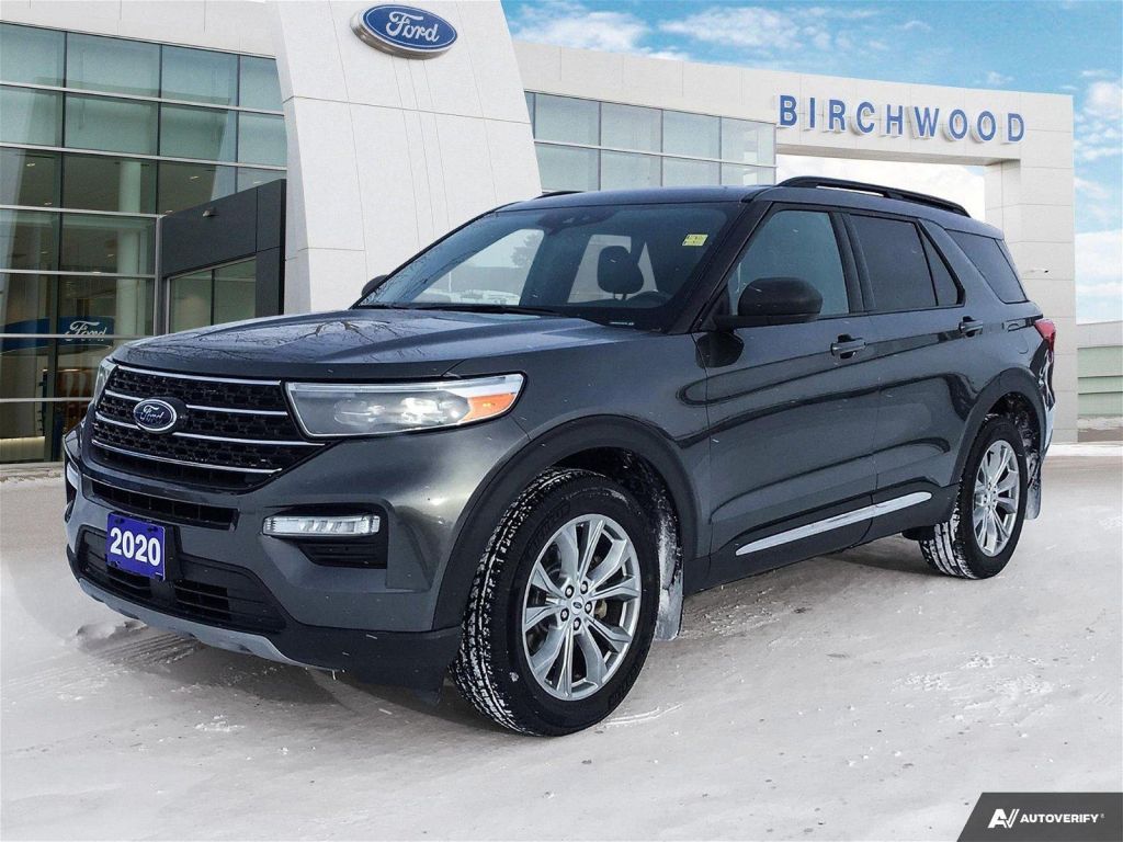 Used 2020 Ford Explorer XLT 7 Passenger Leather Pano Roof Accident Free for Sale in Winnipeg, Manitoba
