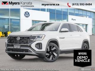 <b>Leather Seats!</b><br> <br> <br> <br>  This 2024 Volkswagen Atlas Cross Sport delivers peace of mind and convenience with smart safety features and a clever all-wheel-drive system. <br> <br>This 2024 VW Atlas Cross Sport is a crossover SUV with a gently sloped roofline to form the distinct silhouette of a coupe, without taking a toll on practicality and driving dynamics. On the inside, trim pieces are crafted with premium materials and carefully put together to ensure rugged build quality. With loads of standard safety technology that inspires confidence, this 2024 Volkswagen Atlas Cross Sport is an excellent option for a versatile and capable family SUV with dazzling looks.<br> <br> This platinum gray metallic SUV  has an automatic transmission and is powered by a  2.0L I4 16V GDI DOHC Turbo engine.<br> <br> Our Atlas Cross Sports trim level is Highline 2.0 TSI. Upgrading to this Highline trim rewards you with awesome standard features such as a panoramic sunroof, harman/kardon premium audio, integrated navigation, and leather seating upholstery. Also standard include a power liftgate for rear cargo access, heated and ventilated front seats, a heated steering wheel, remote engine start, adaptive cruise control, and a 12-inch infotainment system with Car-Net mobile hotspot internet access, Apple CarPlay and Android Auto. Safety features also include blind spot detection, lane keeping assist with lane departure warning, front and rear collision mitigation, park distance control, and autonomous emergency braking. This vehicle has been upgraded with the following features: Leather Seats.  This is a demonstrator vehicle driven by a member of our staff, so we can offer a great deal on it.<br><br> <br>To apply right now for financing use this link : <a href=https://www.myersvw.ca/en/form/new/financing-request-step-1/44 target=_blank>https://www.myersvw.ca/en/form/new/financing-request-step-1/44</a><br><br> <br/>    5.99% financing for 84 months. <br> Buy this vehicle now for the lowest bi-weekly payment of <b>$473.20</b> with $0 down for 84 months @ 5.99% APR O.A.C. ( taxes included, $1071 (OMVIC fee, Air and Tire Tax, Wheel Locks, Admin fee, Security and Etching) is included in the purchase price.    ).  Incentives expire 2024-05-31.  See dealer for details. <br> <br> <br>LEASING:<br><br>Estimated Lease Payment: $366 bi-weekly <br>Payment based on 5.49% lease financing for 60 months with $0 down payment on approved credit. Total obligation $47,658. Mileage allowance of 16,000 KM/year. Offer expires 2024-05-31.<br><br><br>Call one of our experienced Sales Representatives today and book your very own test drive! Why buy from us? Move with the Myers Automotive Group since 1942! We take all trade-ins - Appraisers on site!<br> Come by and check out our fleet of 40+ used cars and trucks and 120+ new cars and trucks for sale in Kanata.  o~o