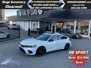 Used 2022 Honda Civic Hatchback Sport for sale in Langley, BC