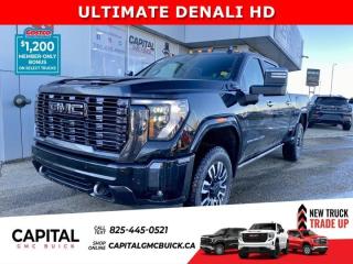 This ALL-NEW 2024 ULTIMATE DENALI HD 2500 is the new benchmark for LUXURY. Fully equipped with every option including Body Color Wheel Arch Mouldings, Massaging Power Seats, Heated and Cooled Seats, Heads-Up Display, Adaptive Cruise, Rear Streaming Mirror, Signature Alpine Umber Interior, Vader Chrome, Duramax Engine, 360 Cam, Sunroof and so much more... CALL NOW and secure yours today..Ask for the Internet Department for more information or book your test drive today! Text (or call) 780-435-4000 for fast answers at your fingertips!Disclaimer: All prices are plus taxes & include all cash credits & loyalties. See dealer for details. AMVIC Licensed Dealer # B1044900