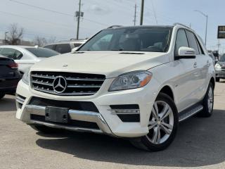 Used 2012 Mercedes-Benz ML 350 BlueTEC 4MATIC / CLEAN CARFAX / PANO / NAV for sale in Trenton, ON