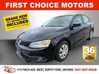 Welcome to First Choice Motors, the largest car dealership in Toronto of pre-owned cars, SUVs, and vans priced between $5000-$15,000. With an impressive inventory of over 300 vehicles in stock, we are dedicated to providing our customers with a vast selection of affordable and reliable options.<br><br>Were thrilled to offer a used 2012 Volkswagen Jetta TRENDLINE, black color with 224,000km (STK#6969) This vehicle was $8490 NOW ON SALE FOR $6490. It is equipped with the following features:<br>- Automatic Transmission<br>- Heated seats<br>- Power windows<br>- Power locks<br>- Air Conditioning<br><br>At First Choice Motors, we believe in providing quality vehicles that our customers can depend on. All our vehicles come with a 36-day FULL COVERAGE warranty. We also offer additional warranty options up to 5 years for our customers who want extra peace of mind.<br><br>Furthermore, all our vehicles are sold fully certified with brand new brakes rotors and pads, a fresh oil change, and brand new set of all-season tires installed & balanced. You can be confident that this car is in excellent condition and ready to hit the road.<br><br>At First Choice Motors, we believe that everyone deserves a chance to own a reliable and affordable vehicle. Thats why we offer financing options with low interest rates starting at 7.9% O.A.C. Were proud to approve all customers, including those with bad credit, no credit, students, and even 9 socials. Our finance team is dedicated to finding the best financing option for you and making the car buying process as smooth and stress-free as possible.<br><br>Our dealership is open 7 days a week to provide you with the best customer service possible. We carry the largest selection of used vehicles for sale under $9990 in all of Ontario. We stock over 300 cars, mostly Hyundai, Chevrolet, Mazda, Honda, Volkswagen, Toyota, Ford, Dodge, Kia, Mitsubishi, Acura, Lexus, and more. With our ongoing sale, you can find your dream car at a price you can afford. Come visit us today and experience why we are the best choice for your next used car purchase!<br><br>All prices exclude a $10 OMVIC fee, license plates & registration and ONTARIO HST (13%)