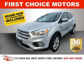 Welcome to First Choice Motors, the largest car dealership in Toronto of pre-owned cars, SUVs, and vans priced between $5000-$15,000. With an impressive inventory of over 300 vehicles in stock, we are dedicated to providing our customers with a vast selection of affordable and reliable options.<br><br>Were thrilled to offer a used 2019 Ford Escape SE, silver color with 164,000km (STK#6984) This vehicle was $16990 NOW ON SALE FOR $14990. It is equipped with the following features:<br>- Automatic Transmission<br>- Heated seats<br>- Bluetooth<br>- Reverse camera<br>- Alloy wheels<br>- Power windows<br>- Power locks<br>- Power mirrors<br>- Air Conditioning<br><br>At First Choice Motors, we believe in providing quality vehicles that our customers can depend on. All our vehicles come with a 36-day FULL COVERAGE warranty. We also offer additional warranty options up to 5 years for our customers who want extra peace of mind.<br><br>Furthermore, all our vehicles are sold fully certified with brand new brakes rotors and pads, a fresh oil change, and brand new set of all-season tires installed & balanced. You can be confident that this car is in excellent condition and ready to hit the road.<br><br>At First Choice Motors, we believe that everyone deserves a chance to own a reliable and affordable vehicle. Thats why we offer financing options with low interest rates starting at 7.9% O.A.C. Were proud to approve all customers, including those with bad credit, no credit, students, and even 9 socials. Our finance team is dedicated to finding the best financing option for you and making the car buying process as smooth and stress-free as possible.<br><br>Our dealership is open 7 days a week to provide you with the best customer service possible. We carry the largest selection of used vehicles for sale under $9990 in all of Ontario. We stock over 300 cars, mostly Hyundai, Chevrolet, Mazda, Honda, Volkswagen, Toyota, Ford, Dodge, Kia, Mitsubishi, Acura, Lexus, and more. With our ongoing sale, you can find your dream car at a price you can afford. Come visit us today and experience why we are the best choice for your next used car purchase!<br><br>All prices exclude a $10 OMVIC fee, license plates & registration and ONTARIO HST (13%)