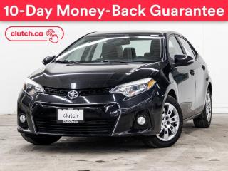 Used 2015 Toyota Corolla S w/ Rearview Cam, Bluetooth, A/C for sale in Toronto, ON