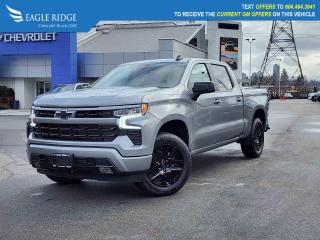 New 2024 Chevrolet Silverado 1500 RST 4x4, Heated Seats, Engine control stop start, HD surround vision, Navigation for sale in Coquitlam, BC