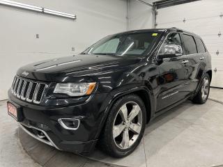 Used 2014 Jeep Grand Cherokee OVERLAND 4X4| PANO ROOF| LEATHER | RMT START | NAV for sale in Ottawa, ON