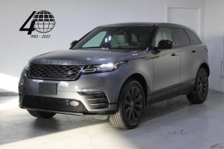 <p>A diesel luxury SUV from Range Rover, this R-Dynamic Velar features a turbo-diesel engine with over 300 lb-ft of torque, 4x4 capability, and modern luxury tech! Optioned in metallic grey on grey 20” wheels, over a two-tone white/black leather interior. Features include keyless entry/start, a heads-up display, a configurable dash-display, a panoramic roof, a Meridian sound system, adjustable drive modes, and more! </p>

<p>World Fine Cars Ltd. has been in business for over 40 years and maintains over 90 pre-owned vehicles in inventory at all times. Every certified retailed vehicle will have a 3 Month 3000 KM POWERTRAIN WARRANTY WITH SEALS AND GASKETS COVERAGE, with our compliments (conditions apply please contact for details). CarFax Reports are always available at no charge. We offer a full service center and we are able to service everything we sell. With a state of the art showroom including a comfortable customer lounge with WiFi access. We invite you to contact us today 1-888-334-2707 www.worldfinecars.com</p>