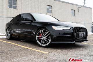<p>The 2017 Audi S6 is a midsize luxury sedan that’s a high-performance variant of Audi’s A6. It seats five passengers, and all models are equipped with all-wheel drive. The S6 is aimed at drivers seeking a sumptuous interior and a relatively low-key look with fiercely quick acceleration. </p>
<p>Other premium features include :</p>
<p>- 4L Twin Turbo V8 Engine</p>
<p>- Heated Seats</p>
<p>- Rear Heated Seats</p>
<p>- Bucket Seats</p>
<p>- Dual zone Air Conditioning System</p>
<p>- Rear A/C Vents</p>
<p>- Quattro All Wheel Drive Technology</p>
<p>- Blind-Spot Monitoring System</p>
<p>- Bose Audio System</p>
<p>- Leather Interior</p>
<p>- Diamond Stitching</p>
<p>- Multifunctional Flat Bottom S-line Sport Steering Wheel</p>
<p>- Paddle Shifter</p>
<p>- Quad Exhaust</p>
<p>- 360 Camera System</p>
<p>- S6 Performance Brakes</p>
<p>and much more!</p><br><p>OPEN 7 DAYS A WEEK. FOR MORE DETAILS PLEASE CONTACT OUR SALES DEPARTMENT</p>
<p>905-874-9494 / 1 833-503-0010 AND BOOK AN APPOINTMENT FOR VIEWING AND TEST DRIVE!!!</p>
<p>BUY WITH CONFIDENCE. ALL VEHICLES COME WITH HISTORY REPORTS. WARRANTIES AVAILABLE. TRADES WELCOME!!!</p>