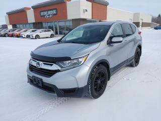Come Finance this vehicle with us. Apply on our website stonebridgeauto.com<br><br><div>
2017 Honda CRV LX with 136000km. 1.5L 4 cylinder FWD. Clean title and safetied. Manitoba vehicle, 1 owner. </div><div><br></div><div>Command start </div><div>Heated seats</div><div>Dual climate control </div><div>Back up camera </div><div>Bluetooth </div><div>Push button start </div><div><br></div><div>We take trades! Vehicle is for sale in Steinbach by STONE BRIDGE AUTO INC. Dealer #5000 we are a small business focused on customer satisfaction. Financing is available if needed. Text or call before coming to view and ask for sales. </div>