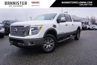 Used 2017 Nissan Titan XD Platinum Reserve Diesel LEATHER INTERIOR, HEATED STEERING WHEEL, HEATED FRONT AND REAR SEATS, REAR VIEW CAMERA for sale in Kelowna, BC