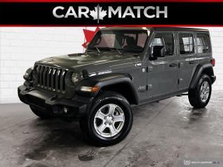 Used 2019 Jeep Wrangler SPORT / 4X4 / REVERSE CAM / NO ACCIDENTS for sale in Cambridge, ON