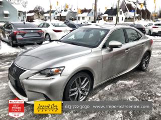 Used 2016 Lexus IS 300 F SPORT 3, LEATHER, ROOF, MARK LEVINSON, H&V SEATS for sale in Ottawa, ON