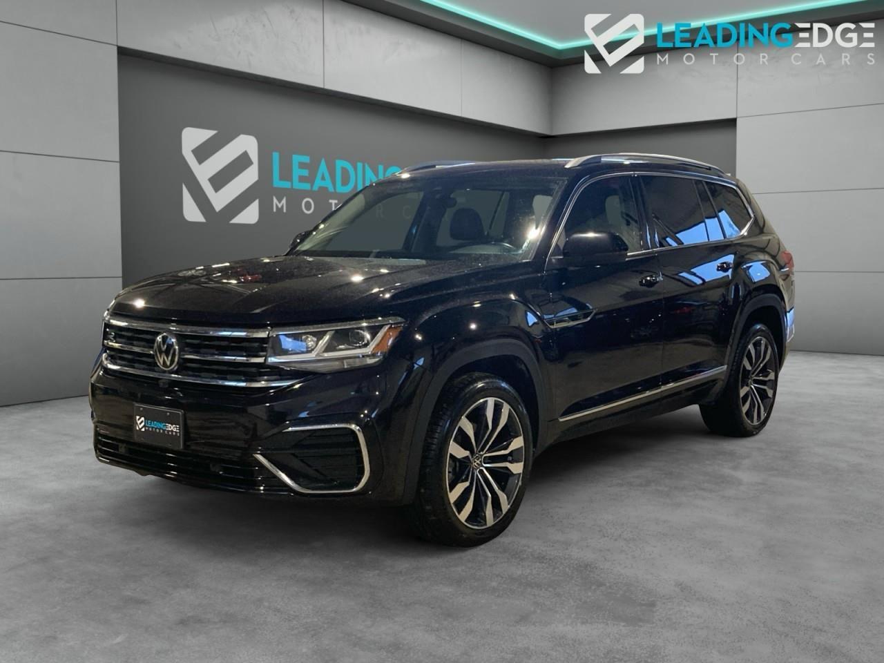 <h1>2022 VOLKSWAGEN ATLAS PREMIUM R-LINE</h1><p>NEW ARRIVAL - JUST IN - RARE R-LINE - LEATHER PANORAMIC SUNROOF - NAVIGATION - 21 INCH WHEELS - LANE ASSIST - KEYLESS ENTRY WITH REMOTE START - 360 CAMERA - FULLY SERVICED PREVIOUS DAILY RENTAL - AWD - POWER HEATED SEATS - FENDER SOUND SYSTEM - BLUETOOTH - FINISHED IN BLACK ON BLACK - $41488- *** CALL OR TEXT 905-590-3343 ***</p><p>Leading Edge Motor Cars - We value the opportunity to earn your business. Over 20 years in business. Financing and extended warranty available! We approve New Credit, Bad Credit and No Credit, Talk to us today, drive tomorrow! Carproof provided with every vehicle. Safety and Etest included! NO HIDDEN FEES! Call to book an appointment for a showing! We believe in offering haggle free pricing to save you time and money. All of our pricing is plus applicable taxes and licensing, with financing available on approved credit. Just simply ask us how! We work hard to ensure you are buying the right vehicle and will advise you every step of the way. Good credit or bad credit we can get you approved!</p><p>*** CALL OR TEXT 905-590-3343 ***</p>