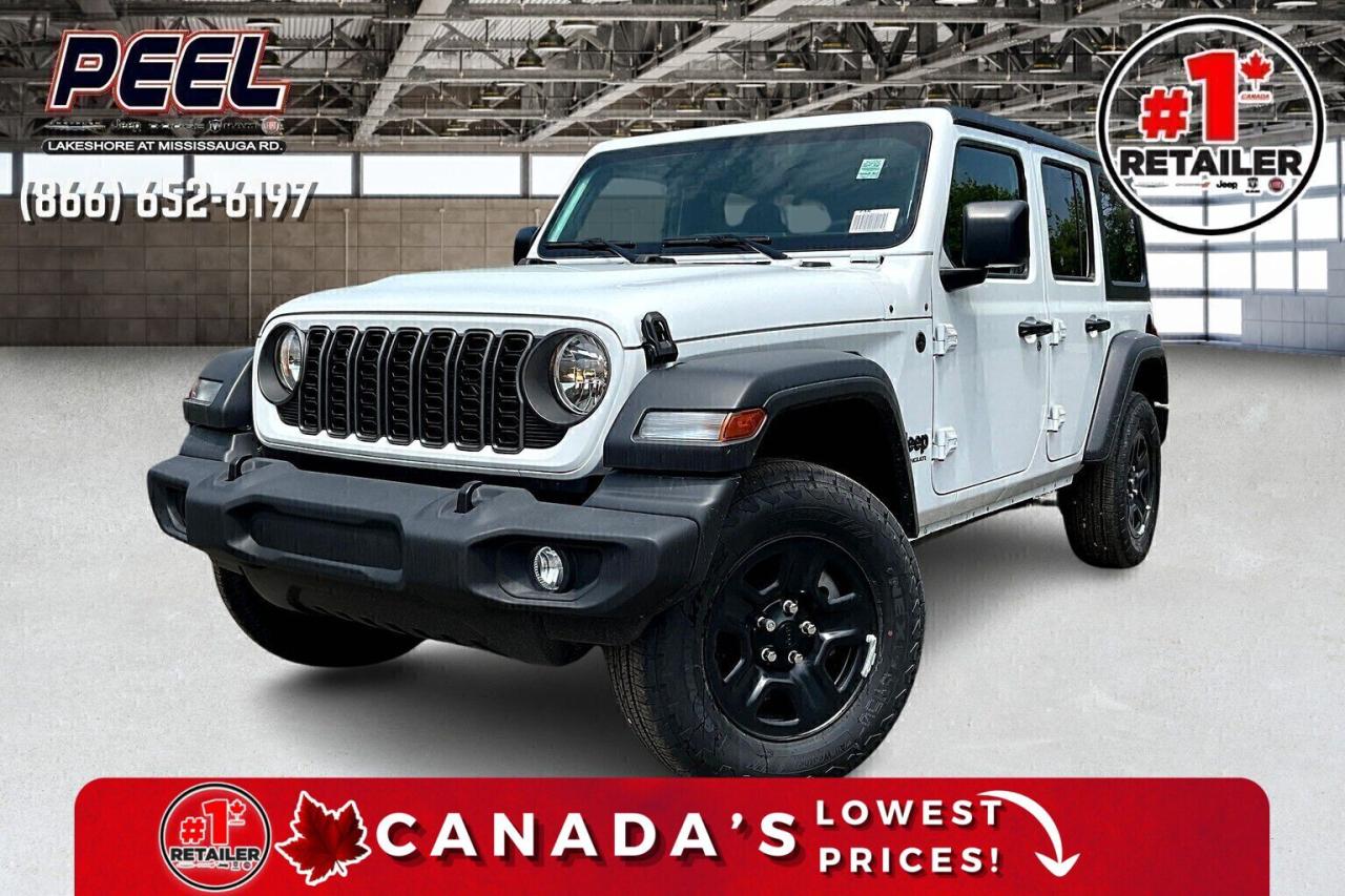 New 2024 Jeep Wrangler SPORT 4DR | HARDTOP | CARPLAY | 4G WIFI HOTSPOT for sale in Mississauga, ON