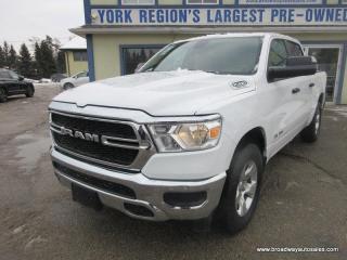 Used 2022 RAM 1500 GREAT KM'S TRADESMEN-EDITION 6 PASSENGER 5.7L - HEMI.. 4X4.. CREW-CAB.. SHORTY.. TRAILER BRAKE.. BACK-UP CAMERA.. BLUETOOTH SYSTEM.. for sale in Bradford, ON