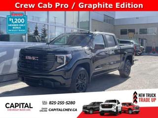 This GMC Sierra 1500 boasts a Turbocharged Gas I4 2.7L/166 engine powering this Automatic transmission. ENGINE, 2.7L TURBOMAX (310 hp [231 kW] @ 5600 rpm, 430 lb-ft of torque [583 Nm] @ 3000 rpm) Includes (KW5) 220-amp alternator.) (STD), Wireless, Apple CarPlay / Wireless Android Auto, Windows, power rear, express down (Not available on Regular Cab models.).*This GMC Sierra 1500 Comes Equipped with These Options *Windows, power front, drivers express up/down, Window, power front, passenger express down, Wi-Fi Hotspot capable (Terms and limitations apply. See onstar.ca or dealer for details.), Wheels, 17 x 8 (43.2 cm x 20.3 cm) painted steel, Silver, Wheel, 17 x 8 (43.2 cm x 20.3 cm) full-size, steel spare, USB Ports, 2, Charge/Data ports located on instrument panel, Transfer case, single speed, electronic Autotrac with push button control (4WD models only), Tires, 255/70R17 all-season, blackwall, Tire, spare 255/70R17 all-season, blackwall (Included with (QBN) 255/70R17 all-season, blackwall tires.), Tire Pressure Monitor System, auto learn includes Tire Fill Alert (does not apply to spare tire).* Stop By Today *Come in for a quick visit at Capital Chevrolet Buick GMC Inc., 13103 Lake Fraser Drive SE, Calgary, AB T2J 3H5 to claim your GMC Sierra 1500!