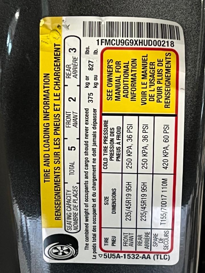2017 Ford Escape SE Apperance PKG AWD+GPS+New Tires+CLEAN CARFAX - Photo #42