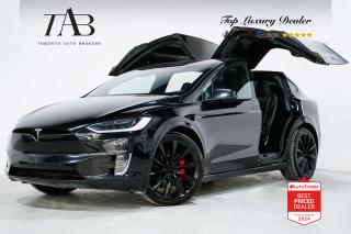 This Powerful 2016 Tesla Model X P90D Signature is a fully electric SUV  known for its impressive acceleration and performance. Its unique Falcon Wing rear doors, which provide easy access to the rear seats. 

Key Features Includes:

- Signature
- 7 Passengers
- Navigation
- Bluetooth
- Backup Camera
- Front and Rear Heated Seats
- Heated Steering Wheel
- Apple Music
- Spotify
- Cruise Control
- Red Brake Calipers 
- 22" Alloy Wheels 
- Ultra High Fidelity Sound
- Autopilot with convenience features
- Red Brake Calipers
- Subzero Weather Package
- Carbon Fiber Decor
- GPS Enabled Homelink
- Premium Upgrades Package
- Obsidian Black Metallic (PMBL)
- Model X Roof
- Black Leather Seats
- Active Spoiler
- Smart Air Suspension
- Technology Package
- Third Row Seats
- Towing Package
- P90D

NOW OFFERING 3 MONTH DEFERRED FINANCING PAYMENTS ON APPROVED CREDIT. 

Looking for a top-rated pre-owned luxury car dealership in the GTA? Look no further than Toronto Auto Brokers (TAB)! Were proud to have won multiple awards, including the 2023 GTA Top Choice Luxury Pre Owned Dealership Award, 2023 CarGurus Top Rated Dealer, 2024 CBRB Dealer Award, the Canadian Choice Award 2024, the 2023 Three Best Rated Dealer Award, and many more!

With 30 years of experience serving the Greater Toronto Area, TAB is a respected and trusted name in the pre-owned luxury car industry. Our 30,000 sq.Ft indoor showroom is home to a wide range of luxury vehicles from top brands like BMW, Mercedes-Benz, Audi, Porsche, Land Rover, Jaguar, Aston Martin, Bentley, Maserati, and more. And we dont just serve the GTA, were proud to offer our services to all cities in Canada, including Vancouver, Montreal, Calgary, Edmonton, Winnipeg, Saskatchewan, Halifax, and more.

At TAB, were committed to providing a no-pressure environment and honest work ethics. As a family-owned and operated business, we treat every customer like family and ensure that every interaction is a positive one. Come experience the TAB Lifestyle at its truest form, luxury car buying has never been more enjoyable and exciting!

We offer a variety of services to make your purchase experience as easy and stress-free as possible. From competitive and simple financing and leasing options to extended warranties, aftermarket services, and full history reports on every vehicle, we have everything you need to make an informed decision. We welcome every trade, even if youre just looking to sell your car without buying, and when it comes to financing or leasing, we offer same day approvals, with access to over 50 lenders, including all of the banks in Canada. Feel free to check out your own Equifax credit score without affecting your credit score, simply click on the Equifax tab above and see if you qualify.

So if youre looking for a luxury pre-owned car dealership in Toronto, look no further than TAB! We proudly serve the GTA, including Toronto, Etobicoke, Woodbridge, North York, York Region, Vaughan, Thornhill, Richmond Hill, Mississauga, Scarborough, Markham, Oshawa, Peteborough, Hamilton, Newmarket, Orangeville, Aurora, Brantford, Barrie, Kitchener, Niagara Falls, Oakville, Cambridge, Kitchener, Waterloo, Guelph, London, Windsor, Orillia, Pickering, Ajax, Whitby, Durham, Cobourg, Belleville, Kingston, Ottawa, Montreal, Vancouver, Winnipeg, Calgary, Edmonton, Regina, Halifax, and more.

Call us today or visit our website to learn more about our inventory and services. And remember, all prices exclude applicable taxes and licensing, and vehicles can be certified at an additional cost of $799.