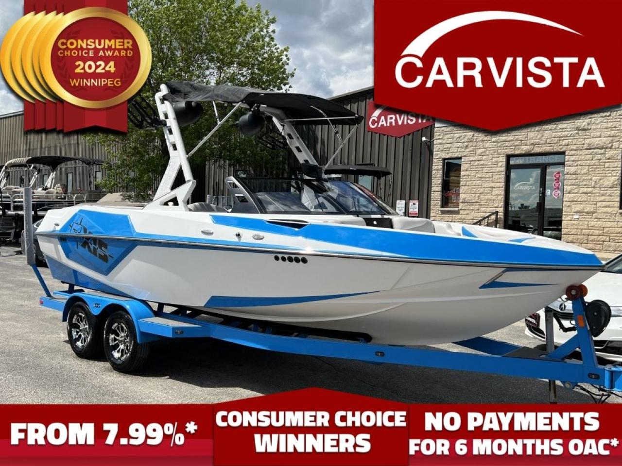 Used 2018 Axis T22 Wake Boat - 530 HOURS for sale in Winnipeg, MB