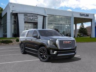 <b>Navigation,  Heads-Up Display,  Leather Seats,  Cooled Seats,  Power Liftgate!</b><br> <br>   As capable as it is handsome, this GMC Yukon XL is the perfect SUV for the modern family. <br> <br>This GMC Yukon XL is a traditional full-size SUV thats thoroughly modern. With its truck-based body-on-frame platform, its every bit as tough and capable as a full size pickup truck. The handsome exterior and well-appointed interior are what make this SUV a desirable family hauler. This Yukon sits above the competition in tech, features and aesthetics while staying capable and comfortable enough to take the whole family and a camper along for the adventure. <br> <br> This void blk SUV  has an automatic transmission and is powered by a  420HP 6.2L 8 Cylinder Engine.<br> <br> Our Yukon XLs trim level is Denali. This Premium Yukon XL Denali comes with an ultra premium design, featuring a massive 15 inch heads up display, cooled leather seats, an impressive Magnetic Ride Control suspension, a large 10.2 inch colour touchscreen featuring navigation, wireless Apple CarPlay, Android Auto, an exclusive interior dash design, chrome exterior accents, a unique front grille and LED headlights. This distinctive SUV also includes a leather steering wheel, power liftgate, a Bose Surround audio system, 4G WiFi hotspot, GMC Connected Access, a remote engine start, HD Surround Vision, Teen Driver Technology, front and rear pedestrian alert, front and rear parking assist, lane keep assist with lane departure warning, tow/haul mode, automatic emergency braking, trailering equipment, wireless charging and plenty of cargo room! This vehicle has been upgraded with the following features: Navigation,  Heads-up Display,  Leather Seats,  Cooled Seats,  Power Liftgate,  Lane Keep Assist,  Remote Start. <br><br> <br>To apply right now for financing use this link : <a href=https://www.taylorautomall.com/finance/apply-for-financing/ target=_blank>https://www.taylorautomall.com/finance/apply-for-financing/</a><br><br> <br/>    4.99% financing for 84 months. <br> Buy this vehicle now for the lowest bi-weekly payment of <b>$783.88</b> with $0 down for 84 months @ 4.99% APR O.A.C. ( Plus applicable taxes -  Plus applicable fees   / Total Obligation of $139279   / Federal Luxury Tax of $3386.00 included.).  Incentives expire 2024-05-31.  See dealer for details. <br> <br> <br>LEASING:<br><br>Estimated Lease Payment: $868 bi-weekly <br>Payment based on 7.9% lease financing for 48 months with $0 down payment on approved credit. Total obligation $90,356. Mileage allowance of 16,000 KM/year. Offer expires 2024-05-31.<br><br><br><br> Come by and check out our fleet of 80+ used cars and trucks and 150+ new cars and trucks for sale in Kingston.  o~o