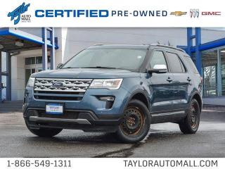 <b>Apple CarPlay,  Android Auto,  SYNC 3,  Aluminum Wheels,  Ford Co-Pilot360!</b><br> <br>    This Explorer has plenty of dynamic features, designed to help you play hard and go far beyond the road less traveled. This  2019 Ford Explorer is for sale today in Kingston. <br> <br>This Ford Explorer is the ultimate exploration vehicle with plenty of style and space for all of your passengers and cargo. It has the hauling capabilities of a midsize SUV combined with strong off-road capabilities. This Explorer is safer, powerful, and more comfortable than ever before and continues to lead the midsize SUV segment. This  SUV has 112,447 kms. Its  nice in colour  . It has an automatic transmission and is powered by a  280HP 2.3L 4 Cylinder Engine.  <br> <br> Our Explorers trim level is XLT. This Ford Explorer XLT is an excellent blend of features and value. It comes standard with a large color touchscreen featuring Apple CarPlay, Android Auto, SYNC 3, SiriusXM radio, and streaming audio. It also includes stylish aluminum wheels, LED lights with front fog lights, dual-zone climate control, power front seats, split folding rear seats, a rearview camera with front and rear parking sensors, Ford Co-Pilot360 featuring blind spot detection and cross traffic alert, a proximity key, smart device remote engine start, FordPass Connect 4G LTE WiFi plus so much more. This vehicle has been upgraded with the following features: Apple Carplay,  Android Auto,  Sync 3,  Aluminum Wheels,  Ford Co-pilot360,  Blind Spot Detection,  Park Assist. <br> To view the original window sticker for this vehicle view this <a href=http://www.windowsticker.forddirect.com/windowsticker.pdf?vin=1FM5K8DH0KGA00231 target=_blank>http://www.windowsticker.forddirect.com/windowsticker.pdf?vin=1FM5K8DH0KGA00231</a>. <br/><br> <br>To apply right now for financing use this link : <a href=https://www.taylorautomall.com/finance/apply-for-financing/ target=_blank>https://www.taylorautomall.com/finance/apply-for-financing/</a><br><br> <br/><br> Buy this vehicle now for the lowest bi-weekly payment of <b>$214.13</b> with $0 down for 84 months @ 9.99% APR O.A.C. ( Plus applicable taxes -  Plus applicable fees   / Total Obligation of $38971  ).  See dealer for details. <br> <br>For more information, please call any of our knowledgeable used vehicle staff at (613) 549-1311!<br><br> Come by and check out our fleet of 80+ used cars and trucks and 160+ new cars and trucks for sale in Kingston.  o~o