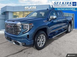 <b>Leather Seats,  Cooled Seats,  Bose Premium Audio,  Wireless Charging,  Heated Rear Seats!</b><br> <br> <br> <br>  With a bold profile and distinctive stance, this 2024 Sierra turns heads and makes a statement on the jobsite, out in town or wherever life leads you. <br> <br>This 2024 GMC Sierra 1500 stands out in the midsize pickup truck segment, with bold proportions that create a commanding stance on and off road. Next level comfort and technology is paired with its outstanding performance and capability. Inside, the Sierra 1500 supports you through rough terrain with expertly designed seats and robust suspension. This amazing 2024 Sierra 1500 is ready for whatever.<br> <br> This downpour metallic Crew Cab 4X4 pickup   has an automatic transmission and is powered by a  420HP 6.2L 8 Cylinder Engine.<br> <br> Our Sierra 1500s trim level is Denali. This premium GMC Sierra 1500 Denali comes fully loaded with perforated leather seats and authentic open-pore wood trim, exclusive exterior styling, unique aluminum wheels, plus a massive 13.4 inch touchscreen display that features wireless Apple CarPlay and Android Auto, a premium 7-speaker Bose audio system, SiriusXM, and a 4G LTE hotspot. Additionally, this stunning pickup truck also features heated and cooled front seats and heated second row seats, a spray-in bedliner, wireless device charging, IntelliBeam LED headlights, remote engine start, forward collision warning and lane keep assist, a trailer-tow package with hitch guidance, LED cargo area lighting, ultrasonic parking sensors, an HD surround vision camera plus so much more! This vehicle has been upgraded with the following features: Leather Seats,  Cooled Seats,  Bose Premium Audio,  Wireless Charging,  Heated Rear Seats,  Aluminum Wheels,  Remote Start. <br><br> <br>To apply right now for financing use this link : <a href=https://www.selkirkchevrolet.com/pre-qualify-for-financing/ target=_blank>https://www.selkirkchevrolet.com/pre-qualify-for-financing/</a><br><br> <br/> Weve discounted this vehicle $3938. See dealer for details. <br> <br>Selkirk Chevrolet Buick GMC Ltd carries an impressive selection of new and pre-owned cars, crossovers and SUVs. No matter what vehicle you might have in mind, weve got the perfect fit for you. If youre looking to lease your next vehicle or finance it, we have competitive specials for you. We also have an extensive collection of quality pre-owned and certified vehicles at affordable prices. Winnipeg GMC, Chevrolet and Buick shoppers can visit us in Selkirk for all their automotive needs today! We are located at 1010 MANITOBA AVE SELKIRK, MB R1A 3T7 or via phone at 204-482-1010.<br> Come by and check out our fleet of 80+ used cars and trucks and 190+ new cars and trucks for sale in Selkirk.  o~o