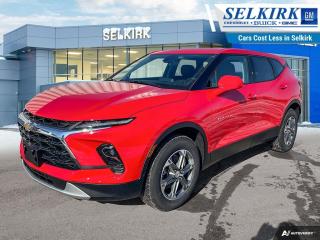 <b>Heated Seats,  Apple CarPlay,  Android Auto,  Lane Keep Assist,  Lane Departure Warning!</b><br> <br> <br> <br>  This 2024 Chevrolet Blazer has the ability to tailor itself for the road conditions, leaving you at ease and in command at all times. <br> <br>Sculpted and stylish with a roomy, driver-centric interior, this Chevrolet Blazer is engineered with form and function in mind. With loads of features and tech, it is a potent and highly capable crossover SUV that is big on practicality, passenger comfort and premium driving experiences. With a driver-focused interior, this Chevy Blazer invites you to take the wheel. Controls, switches and features are easily within reach and right where you expect them to be.<br> <br> This red hot SUV  has an automatic transmission and is powered by a  228HP 2.0L 4 Cylinder Engine.<br> <br> Our Blazers trim level is LT. This modern and muscular Chevrolet Blazer LT is a great choice as it comes with stylish aluminum wheels and IntelliBeam HID headlamps, an 8-inch colour touch screen display paired with Apple CarPlay and Android Auto, lane keep assist, forward collision alert and Chevrolet safety assist. It also includes an 8-way power driver seat, Chevrolet 4G LTE capability, remote engine start, cruise control, dual zone climate control, an HD rear view camera and much more. This vehicle has been upgraded with the following features: Heated Seats,  Apple Carplay,  Android Auto,  Lane Keep Assist,  Lane Departure Warning,  Forward Collision Warning,  Led Lights. <br><br> <br>To apply right now for financing use this link : <a href=https://www.selkirkchevrolet.com/pre-qualify-for-financing/ target=_blank>https://www.selkirkchevrolet.com/pre-qualify-for-financing/</a><br><br> <br/> See dealer for details. <br> <br>Selkirk Chevrolet Buick GMC Ltd carries an impressive selection of new and pre-owned cars, crossovers and SUVs. No matter what vehicle you might have in mind, weve got the perfect fit for you. If youre looking to lease your next vehicle or finance it, we have competitive specials for you. We also have an extensive collection of quality pre-owned and certified vehicles at affordable prices. Winnipeg GMC, Chevrolet and Buick shoppers can visit us in Selkirk for all their automotive needs today! We are located at 1010 MANITOBA AVE SELKIRK, MB R1A 3T7 or via phone at 204-482-1010.<br> Come by and check out our fleet of 70+ used cars and trucks and 180+ new cars and trucks for sale in Selkirk.  o~o