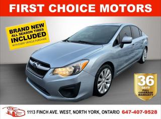 Used 2013 Subaru Impreza 2.0I ~AUTOMATIC, FULLY CERTIFIED WITH WARRANTY!!!~ for sale in North York, ON