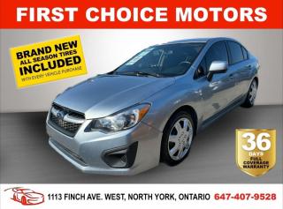 Used 2013 Subaru Impreza 2.0I ~AUTOMATIC, FULLY CERTIFIED WITH WARRANTY!!!~ for sale in North York, ON