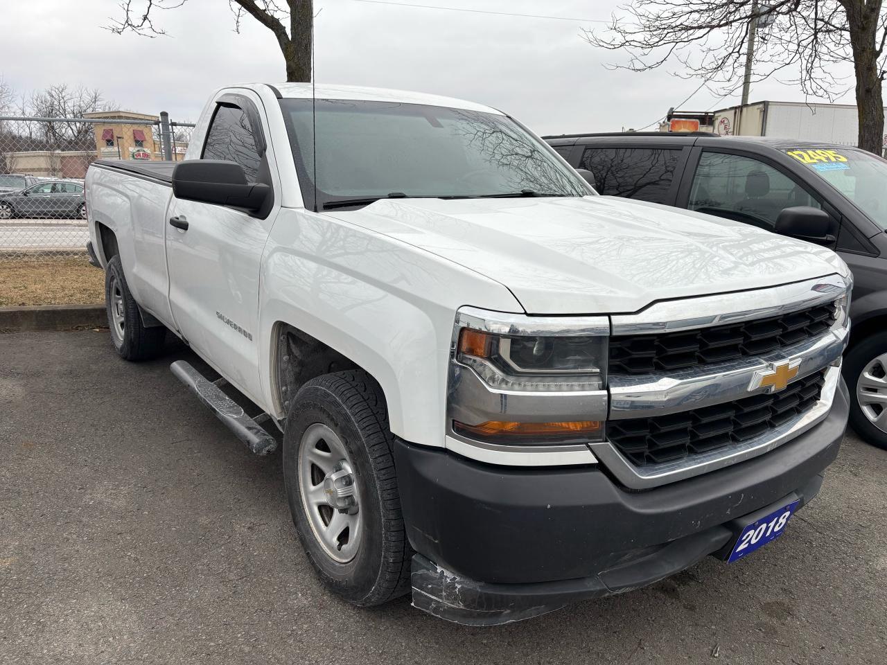 Used 2018 Chevrolet Silverado 1500 LS, Reg. Cab. 8 Ft. Box, with Tonneau Cover, V6 for sale in Kitchener, ON