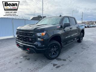 <h2><span style=color:#2ecc71><span style=font-size:18px><strong>Check out this 2024 Chevrolet Silverado 1500 Custom Trail Boss</strong></span></span></h2>

<p><span style=font-size:16px>Powered by a 2.7L Turbomax 4cyl engine with up to 310hp & up to 430 lb-ft of torque.</span></p>

<p><span style=font-size:16px><strong>Comfort & Convenience Features:</strong>includes remote start/entry, HD rear view camera, trailering package & custom convenience package.</span></p>

<p><span style=font-size:16px><strong>Infortainment Tech & Audio:</strong>includes 7 diagonal colour touchscreen, 6 speaker audio system,Bluetooth audio streaming for 2 active devices, voice command pass-through to phone, Wireless Apple CarPlay and Wireless Android Auto compatibility.</span></p>

<p><span style=font-size:16px><strong>This truck also comes equipped with the following packages</strong></span></p>

<p><span style=font-size:16px><strong>Custom Convenience Package:</strong>remote vehicle starter system, unauthorized entry theft-deterrent system, rear-window defogger, EZ Lift power lock and release tailgate, and key fob-activated LED cargo area lighting</span></p>

<p><span style=font-size:16px><strong>Chevy Safety Assist:</strong>automatic emergency braking, front pedestrian braking, lane keep assist with lane departure warning, forward collision alert, intellibeam auto high beams and following distance indicator.</span></p>

<p><span style=font-size:16px><strong>Trailering Package: </strong>trailer hitch, trailering hitch plateform, includes 2 receiver hitch, 4-pin and 7-pin connectors, 7-wire electrical harness and 7-pin sealed connector for connecting your trailers lights and brakes to your vehicle, hitch guidance.</span></p>

<h2><span style=color:#2ecc71><span style=font-size:18px><strong>Come test drive this trucktoday!</strong></span></span></h2>

<h2><span style=color:#2ecc71><span style=font-size:18px><strong>613-257-2432</strong></span></span></h2>