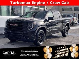 This GMC Sierra 1500 delivers a Turbocharged Gas I4 2.7L/166 engine powering this Automatic transmission. ENGINE, 2.7L TURBOMAX (310 hp [231 kW] @ 5600 rpm, 430 lb-ft of torque [583 Nm] @ 3000 rpm) (Includes (KW5) 220-amp alternator and (MFC) 8-speed automatic transmission. (STD), Wireless, Apple CarPlay / Wireless Android Auto, Windows, power rear, express down.* This GMC Sierra 1500 Features the Following Options *Windows, power front, drivers express up/down, Window, power front, passenger express down, Wi-Fi Hotspot capable (Terms and limitations apply. See onstar.ca or dealer for details.), Wheels, 20 x 9 (50.8 cm x 22.9 cm) 6-spoke High gloss Black painted aluminum, Wheel, 17 x 8 (43.2 cm x 20.3 cm) full-size, steel spare, USB Ports, 2, Charge/Data ports located on instrument panel, USB ports, (2) charge-only, rear, Transmission, 8-speed automatic, (Column shifter) electronically controlled with overdrive and tow/haul mode. Includes Cruise Grade Braking and Powertrain Grade Braking (Standard and only available with (L3B) 2.7L TurboMax engine.), Transfer case, single speed, electronic Autotrac with push button control (4WD models only), Tires, 275/60R20 all-season, blackwall.* Visit Us Today *Stop by Capital Chevrolet Buick GMC Inc. located at 13103 Lake Fraser Drive SE, Calgary, AB T2J 3H5 for a quick visit and a great vehicle!