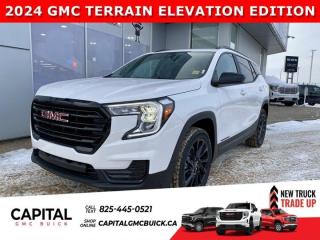 This 2024 GMC Terrain Elevation edition comes fully equipped with the PRO GRADE Package, Elevation Package, SkyScape power sunroof, 360 CAM, Remote Start, Heated Seats and so much more! CALL NOWAsk for the Internet Department for more information or book your test drive today! Text 365-601-8318 for fast answers at your fingertips!AMVIC Licensed Dealer - Licence Number B1044900Disclaimer: All prices are plus taxes and include all cash credits and loyalties. See dealer for details. AMVIC Licensed Dealer # B1044900